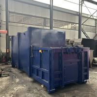 Compacteur mobile de déchets industriel avec moteur pour l'agriculture, le traitement des déchets alimentaires et le compactage des ordures