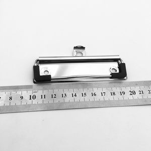 Office School <b>Stationery</b> Black Plastic Doctor Nurse Pen Clip Clamp Pen <b>Holder</b> Stand for 70mm Flat Metal Wire Clipboard Clip - Product Image 4