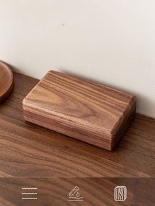 Boîte de rangement pour bijoux en bois de cerisier et de noyer de haute qualité, exquise - Product Image 2