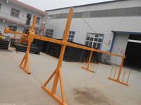 Plateforme suspendue de chantier modèle ZLP800, longueur 6m, en acier galvanisé, conception chinoise, surface galvanisée à chaud