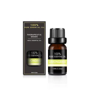 Juego de aceite de aromaterapia 100 puro, difusor, Organic-10ml, 6(5ml o 10ml)