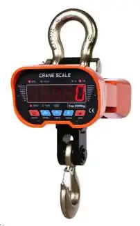 Industrial Usage 10000 kg 10 ton 10 t Electronic Hanging Crane Weighing Scale