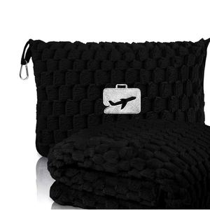 Travel Foldable Camping Sheet with Storage for Train Camping Hiking Soft Travel Blanket Airplane Blanket - Product Image 4