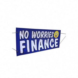 พิมพ์แบนเนอร์ตาข่ายกันน้ำคุณภาพสูงแบบกำหนดเอง พิมพ์บนแผ่นพีวีซีไวนิลสำหรับฉากหลัง แบนเนอร์แนวตั้งสำหรับใช้งานกลางแจ้ง - Product Image 2