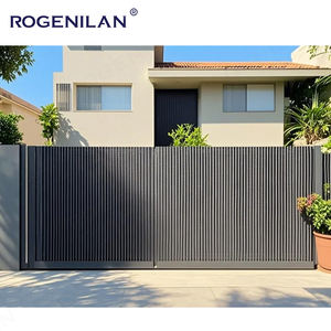 Puerta Automática de Aluminio para Jardín de Villa Rogenilan 2026, Puerta Corredera Eléctrica para Entrada de Patio y Entrada de Vehículos - Product Image 3