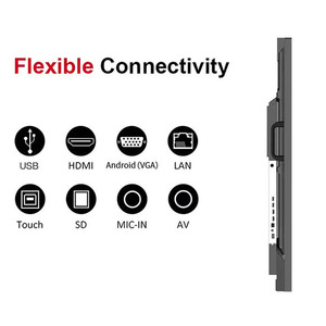Pantalla Interactiva Inteligente LCD 4K de 55-110 Pulgadas con Lápiz Táctil Android y Soporte de Pared para Escuelas y Oficinas - Product Image 6