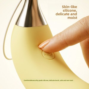 Vibrateur sans fil en forme de banane, dispositif de masturbation, vibromasseur en silicone, vibromasseur pour femmes lesbiennes - Product Image 3
