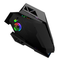 Gabinete de PC para Juegos de Escritorio con Forma Inusual Personalizada, Torre ATX Grande de Vidrio, Carcasa para Computadora