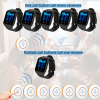 Reloj de Pulsera Funcional CATEL CTW09, Receptor de Llamadas, Sistema de Llamada Inalámbrico para Restaurante, Sistema de Llamada Inalámbrico para Hotel