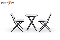 Table portable pliante en Aluminium, ensemble de meubles de jardin, Camping, pique-nique, pièces d'emballage en argent