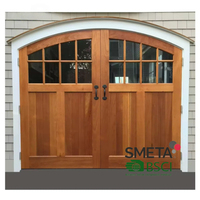 Porte de garage sectionnelle automatique LONGTAI, panneau sandwich en aluminium aspect bois texturé, anti-déformation