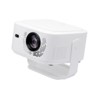 Projecteur intelligent portable d'extérieur JUNUO HY450max Android 14 LED 1080P 800 Lumens 2G 32 Go de stockage WiFi6 avec écran LCD et lentille en verre