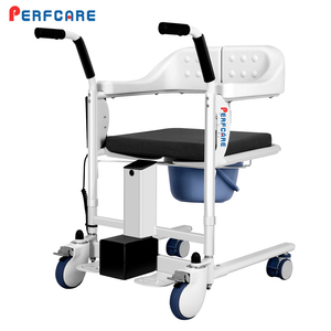 Wholesale Price Patient Lift Movable Electric Lift Transfer Chair With Commode