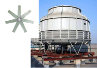 Pale de ventilateur axial robuste à 8 pales en polyamide PAG renforcé de fibres de verre pour échangeur de chaleur de moteur diesel