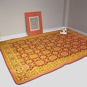 Modern High Quality <strong>Polyester</strong> Jacquard Mat Brightly <strong>Colored</strong> Area <strong>Rug</strong> for Office Dining Room Camping for Outdoor Use - Product Image 1