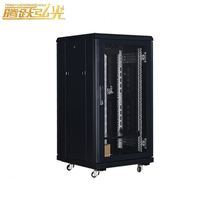 Dimensi Kabinet Jaringan Pusat Data TB 18U 800*600*1000mm Kabinet Server yang Dapat Disesuaikan dengan Baja Cold-Rolled yang Elegan