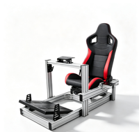 Nouveau simulateur de course automobile VR Designer 4080, cockpit de jeu de simulation de conduite, argent 40120, kit 4080 noir, cadres en aluminium 4040