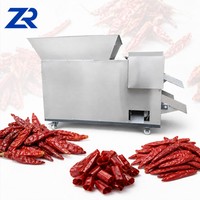 Mesin Pemotong dan Pemilah Biji Cabai Otomatis Penuh, Mesin Cabai Kering Stainless Steel, Mesin Pemilah Biji