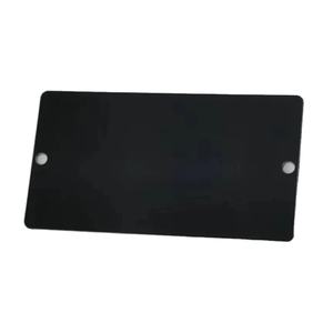 Plaque de nom en aluminium brossé rectangulaire personnalisée, plaque de nom en métal anodisé vierge pour la gravure de logo - Product Image 6