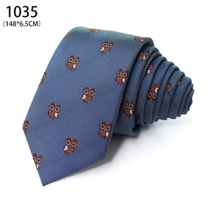 <span class=keywords><strong>Cravate</strong></span> fantaisie d'Actory <span class=keywords><strong>Cravate</strong></span> <span class=keywords><strong>jeune</strong></span> <span class=keywords><strong>homme</strong></span> Lovely Cartoon Owl Polyester Printed Jacquard Floral Animal Gifts Neckti Factory - Product Image 3