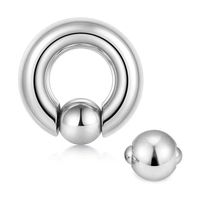 Anneaux à billes captives en acier 316, bijoux pour femmes et hommes, anneau de nez, CBR, piercing de sourcil, boucle d'oreille, helix, tragus