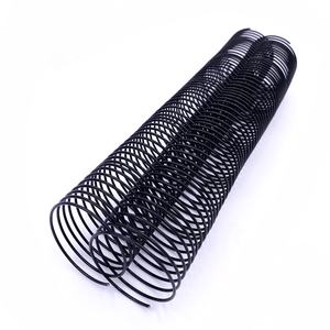 Spirales métalliques de reliure YPS 46 mm, grande taille, couleur noire, spirales métalliques revêtues de nylon - Product Image 2