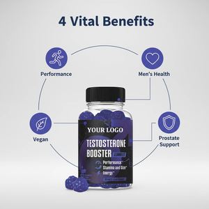 Großhandel Männliche Leistungssteigernde Gummibärchen mit Horny Goat Weed & Schwarzem Maca Tribulus 6-in-1 Unterstützung für Männer Boost-Gummis - Product Image 3