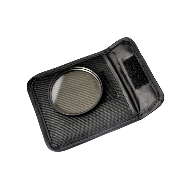 Zomei Camera Video Bags Digital Camera Lens Filter Case Pouch Soft Bag Nylon One/double Pockets Black Dslr/slr Cameras