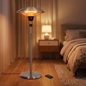 Calentador Infrarrojo Colgante de Fibra de Carbono de 1200W/1500W de Calentamiento Rápido para Patio Privado y Área de Terraza - Product Image 4