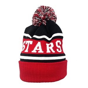 <span class=keywords><strong>Bonnet</strong></span> en tricot acrylique doublé polaire avec <span class=keywords><strong>pompon</strong></span> jacquard, fabriqué en usine OEM, chaud pour l'hiver, idéal pour le ski en extérieur, bonnets personnalisables à logo, pas cher - Product Image 2