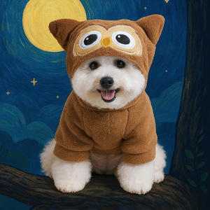 Artículos para mascotas, ropa para perros y gatos, trajes de franela cálidos para fiestas de invierno. - Product Image 3