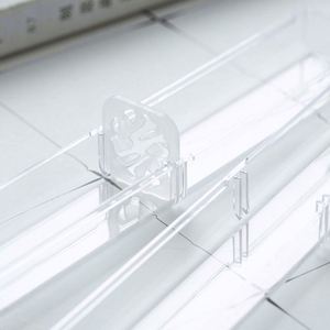 Clear Acrylic Fashionable GEOMETRY Pattern Carved Rectangle Pencil <b>Box</b> Personalized Pen Case for Promotional <b>Gifts</b> - Product Image 3