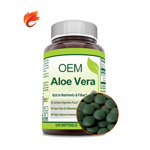 טהור אלוורה ג 'ל מותג פרטי כדורים OEM תוספת משקל בקרת רווח גלולות כמוסות - Product Image 1