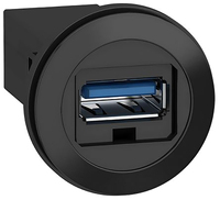 Xb5pusb3 USB-Anschluss, Typ A Buchse, 1 Port, Gerade Montage, IP20 3.0 Harmony XB5 Serie Brandneu, auf Lager, 12 Monate Garantie