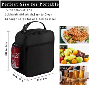 Boîte à lunch isotherme imperméable pour homme, sac à lunch réutilisable pour homme, adulte, femme - Petite boîte à lunch isotherme - Product Image 6
