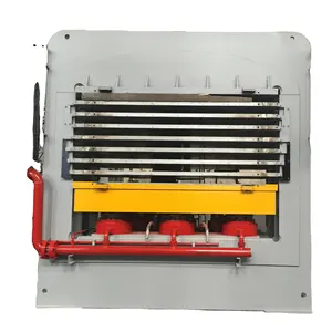 Máquina de prensado en caliente de madera laminada de múltiples capas