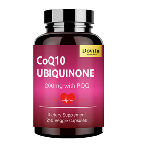 Coenzyme Q10 avec suppléments de formule personnalisables pour adultes soucieux de la santé PPQ L'usine OEM stimule l'énergie et le pouvoir antioxydant - Product Image 1