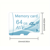 Tarjeta de Memoria SD OEM de Alta Velocidad C6 C10 U1 U3 100% de Capacidad Completa 1GB 2GB 4GB 8GB 16GB 32GB Tarjeta TF 64GB 128GB con Adaptador
