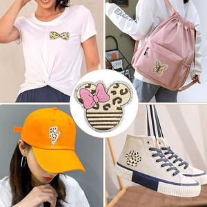 U-Meking 2026 Luipaardprint Ballonhond Kleding Geborduurde <span class=keywords><strong>Patch</strong></span> Pet Jas Tas Strijkbaar <span class=keywords><strong>Patch</strong></span> Geborduurde Badge DIY Groothandel - Product Image 3