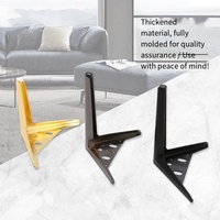 Pieds de meubles traditionnels en fer de style italien pour canapé, meuble, lit et table basse-pied de support en forme de Y robuste