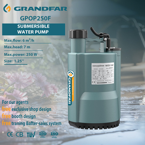Pompe à eau submersible OEM Grandfar 250W 6m³/h de haute qualité GPOP250F – Haute performance, pression jusqu'à 7 mètres de hauteur de refoulement - Product Image 1