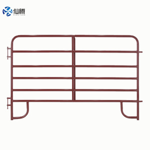 Pannelli agricoli pesanti zincati a caldo rivestiti in polvere pannello di recinzione in metallo per bovini e allevamento di cavalli per bestiame e pascolo - Product Image 6