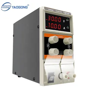 YAOGONG 3010D Variable Switching Regulated Power Supply DC 30V 10A with Encoder Coarse & Fine Knob Bench Power Supply