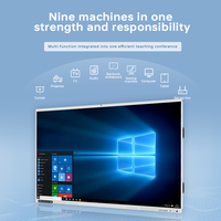 Tableau interactif intelligent 4K DLED QLED pour l'enseignement scolaire, tableau interactif intelligent, écran plat interactif