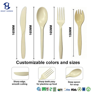 Meilleures ventes : <span class=keywords><strong>Vaisselle</strong></span> biodégradable à 100 % en PHA, en vrac, pour les cantines scolaires - Product Image 4