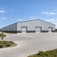 Système de conception de bâtiments industriels métalliques préfabriqués en acier pour entrepôts et ateliers à usage intensif