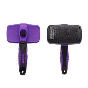 Prodotti per la toelettatura degli animali domestici slicker Hair Remover <span class=keywords><strong>Pet</strong></span> Cleaning spazzola per spargimento pettine per la depilazione pettine per toelettatura del cane autopulente <span class=keywords><strong>Pet</strong></span> Bru - Product Image 3