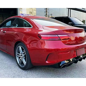 Diffusore Posteriore AMG Personalizzato Professionale Nero Lucido E63 con Terminali di Scarico per <span class=keywords><strong>Mercedes</strong></span> Benz <span class=keywords><strong>E</strong></span> Coupé C238 2016-2023 - Product Image 5