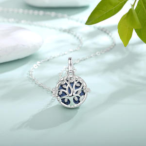 <span class=keywords><strong>Collana</strong></span> con Ciondolo a Campana Diffusore di Oli Essenziali per Aromaterapia Harmony Bola Cage Lava - Product Image 5