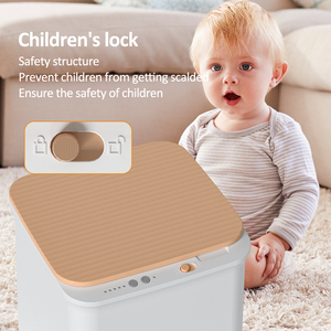 Nuevo modelo de calentador de toallas eléctrico de lujo, baño <span class=keywords><strong>pequeño</strong></span>, Rectangular, 12L, calentador de toallas, cubo con bloqueo para niños - Product Image 2